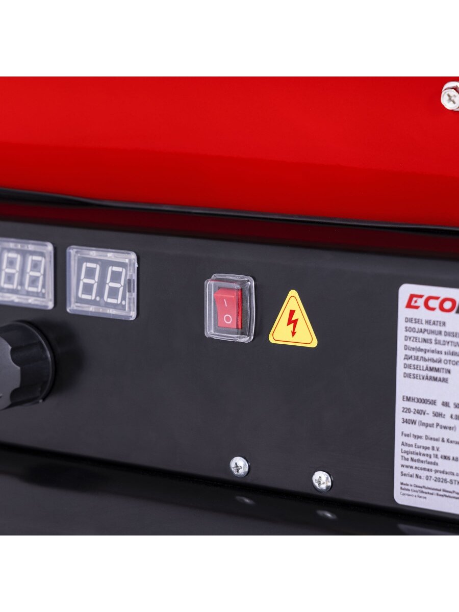 Tiesioginio degimo dyzelinis šildytuvas EMH300050E, 50 kW, Ecomax 15 Tiesioginio degimo dyzelinis šildytuvas EMH300050E, 50 kW, Ecomax 15