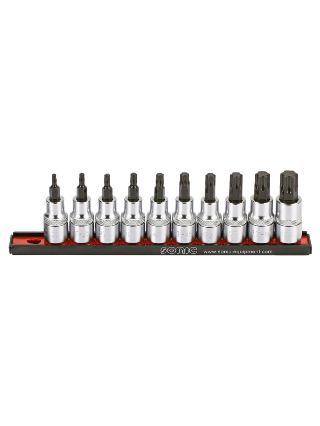 TORX antgalių rinkinys 1/2" (10 vnt.) (301005, SONIC) TORX antgalių rinkinys 1/2" (10 vnt.) (301005, SONIC)