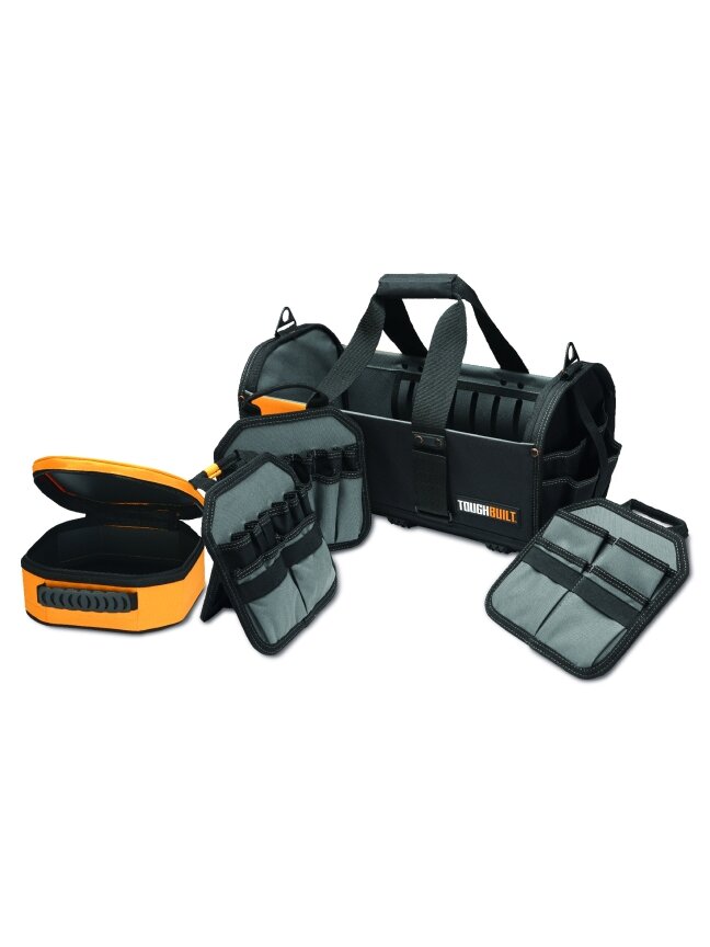 TOUGHBUILT Atviras įrankių krepšys reguliujamais skirtukais ToughBuilt®, 45 cm