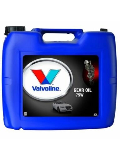 Transmisijos alyva VALVOLINE GEAR OIL GL-4 75W 20L, Valvoline