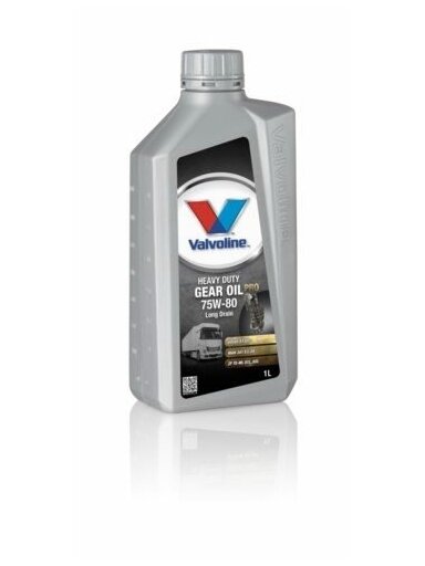 Transmisinė alyva  HD GEAR OIL PRO 75W80 LD 1L, Valvoline