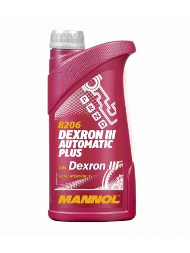 Transmisinis tepalas Mannol Dextron III Automatic Plus, 1 l
