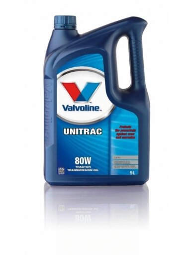 Transmisnė-hidraulinė alyva  UNITRAC SAE 80W 5L, Valvoline