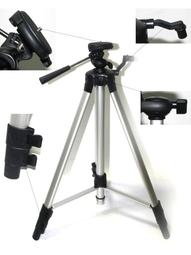 Trikojis stovas su elevatoriumi LET-B (60 - 168 cm)