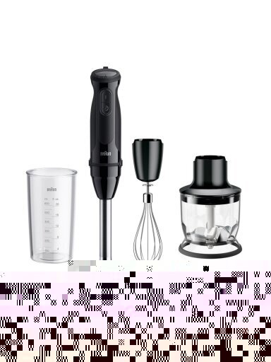 Trintuvas Braun MQ50202M MultiQuick 5, juodas