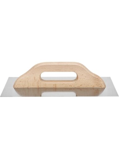 Trintuvė nerūdijanti 280x130mm su medine rankena Inter-S