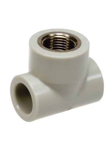 Trišakis su sriegiu 28.2020, 20 mm x1/2" vidin. sriegis Trišakis su sriegiu 28.2020, 20 mm x1/2" vidin. sriegis