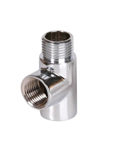 Trišakis Terma 1/2" vidus-1/2"., išorė-1/2" , chromas