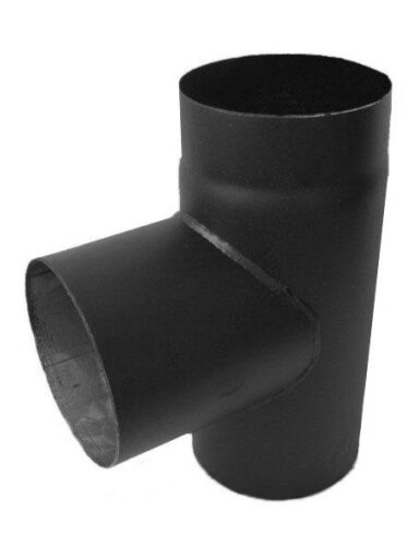 Trišakis WADEX, 90°, D 130 mm, juodas