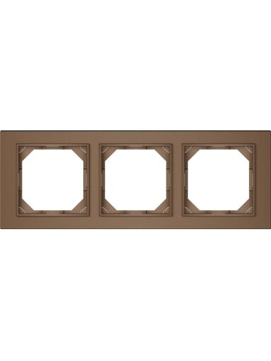 Trivietis rėmelis VILMA QR1000, mocha spalvos