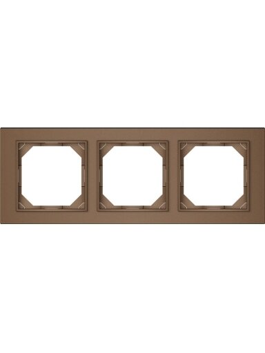 Trivietis rėmelis VILMA QR1000, mocha spalvos