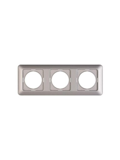 Trivietis rėmelis VILMA SL250, metalo spalvos