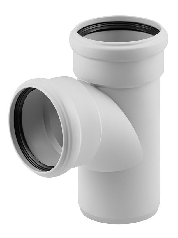 Trišakis vidaus kanalizacijai Skolan, 58 mm x 58 mm, 87 ° Trišakis vidaus kanalizacijai Skolan, 58 mm x 58 mm, 87 °