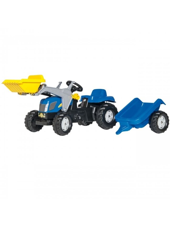 Traktorius Rolly Toys Su Kaušu Ir Priekaba New Holland Traktorius Rolly Toys Su Kaušu Ir Priekaba New Holland