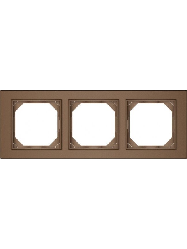 Trivietis rėmelis VILMA QR1000, mocha spalvos Trivietis rėmelis VILMA QR1000, mocha spalvos
