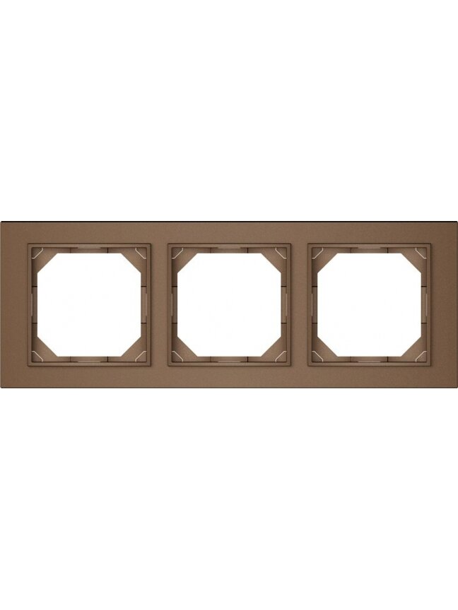Trivietis rėmelis VILMA QR1000, mocha spalvos Trivietis rėmelis VILMA QR1000, mocha spalvos