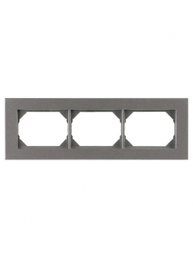 Trivietis rėmelis VILMA XP500, metalo spalvos Trivietis rėmelis VILMA XP500, metalo spalvos
