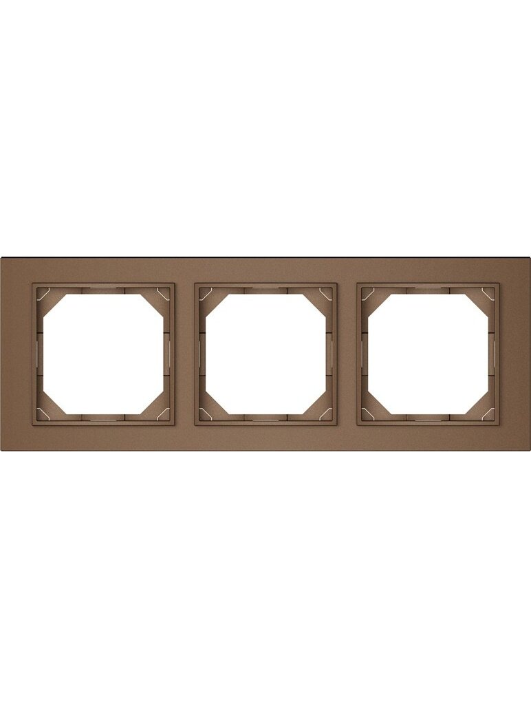 Trivietis rėmelis VILMA QR1000, mocha spalvos Trivietis rėmelis VILMA QR1000, mocha spalvos