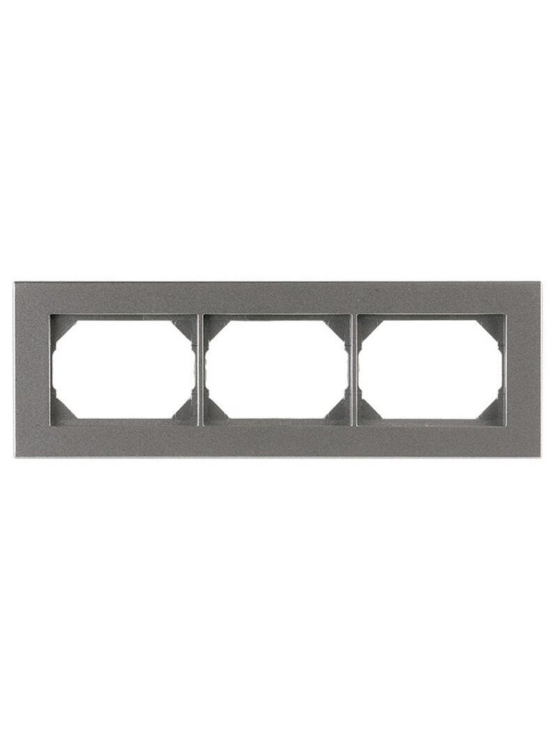 Trivietis rėmelis VILMA XP500, metalo spalvos Trivietis rėmelis VILMA XP500, metalo spalvos
