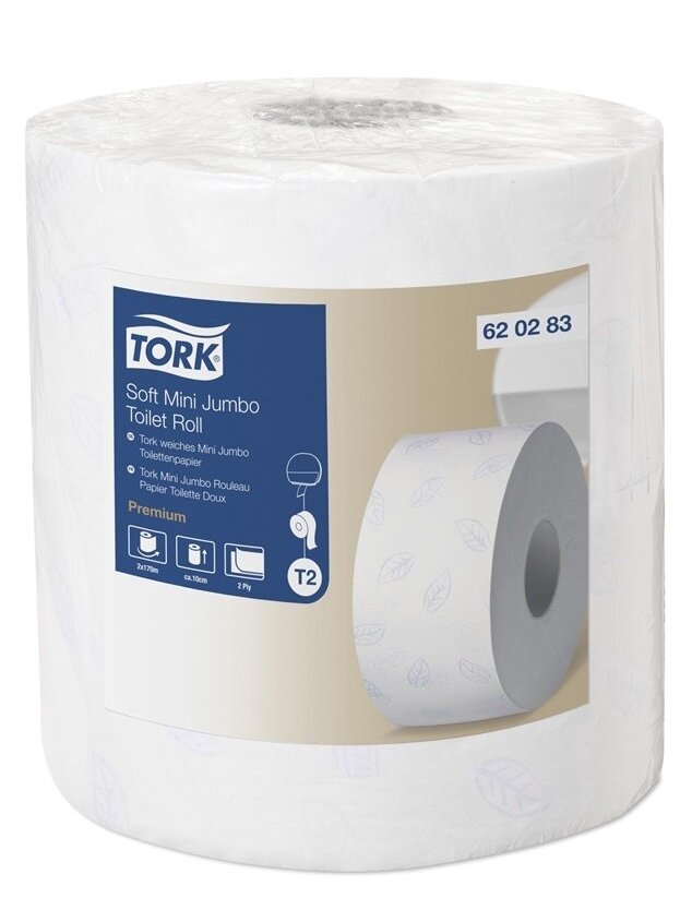 Tualetinis popierius TORK MINI JUMBO TR PREM 170 m Tualetinis popierius TORK MINI JUMBO TR PREM 170 m