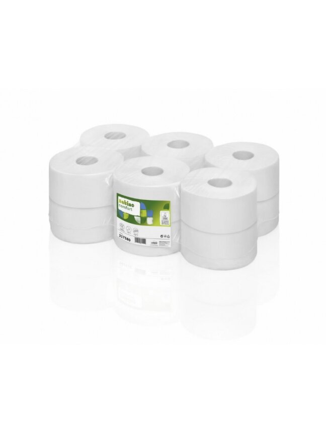Tualetinis popierius Comfort,180 m/traukiamas iš centro CF2, Satino 1