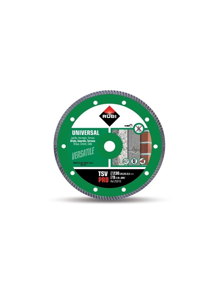 TURBO DEIMANTINIS DISKAS D230 SAUSAM PLYTELIŲ PJOVIMUI TURBO DEIMANTINIS DISKAS D230 SAUSAM PLYTELIŲ PJOVIMUI