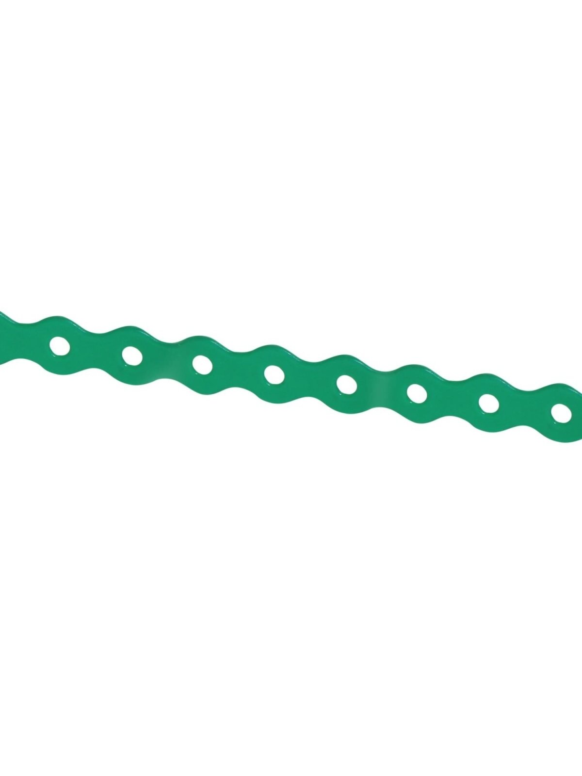 Tvirtinimo juosta, perforuota, 12 x 0.7 mm, 3 m, žalia 1 Tvirtinimo juosta, perforuota, 12 x 0.7 mm, 3 m, žalia 1