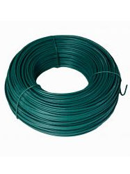 Tvoros tinklo įtempimo viela, ø2,60 mm, 100 m, ZN+RAL6005 (žolės žalia) Tvoros tinklo įtempimo viela, ø2,60 mm, 100 m, ZN+RAL6005 (žolės žalia)