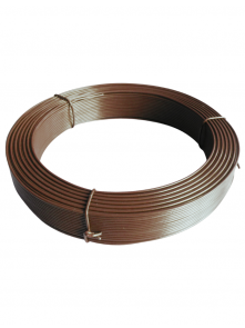 Tvoros tinklo įtempimo viela, ø2,60 mm, 100 m, ZN+RAL8017 (ruda) Tvoros tinklo įtempimo viela, ø2,60 mm, 100 m, ZN+RAL8017 (ruda)
