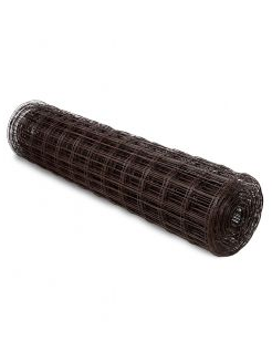 Tvoros tinklas, virintas, 1500 mm, 50x63 mm, ø3 mm, 25 m, ZN+RAL8017 (ruda) 1 Tvoros tinklas, virintas, 1500 mm, 50x63 mm, ø3 mm, 25 m, ZN+RAL8017 (ruda) 1
