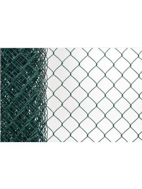Tvoros tinklas, pintas, 1500 mm, 50x50 mm, ø1,5/2,5 mm, 10 m, RAL6005