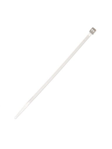 Tvirtinimo dirželis Elematic, 3,5 x 140 mm, baltas