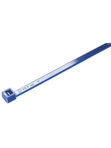 Tvirtinimo dirželis Elematic, 4,5 x 290 mm, mėlynas