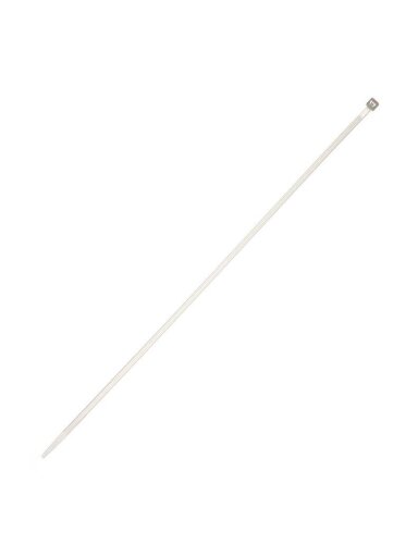 Tvirtinimo dirželis Elematic, 4,5 x 360 mm, baltas