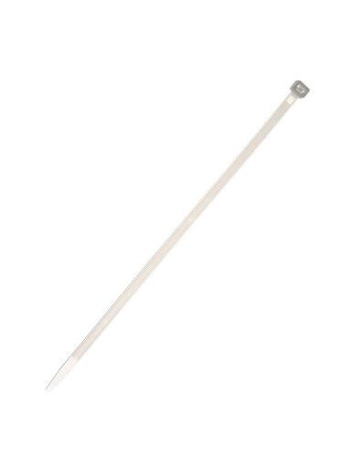 Tvirtinimo dirželis Elematic, 7,5 x 300 mm, baltas