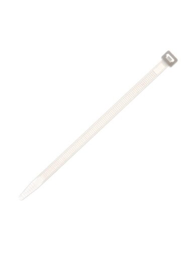Tvirtinimo dirželis Elematic, 7,8 x 180 mm, baltas