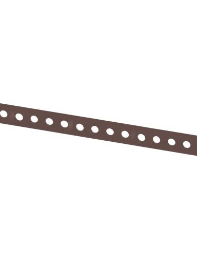 Tvirtinimo juosta, perforuota, 12 x 0.7 mm, 3 m, ruda