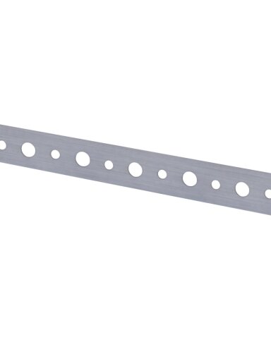 Tvirtinimo juosta, perforuota, 20 x 1 mm, 10 m, 2 skylių
