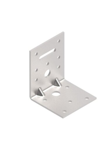 Tvirtinimo kampas 75x60x60x2.5 mm, sutvirtintas