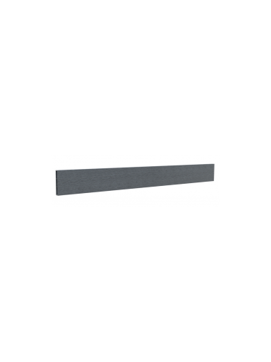 Tvoros pamatas tiesus lygus, WPC 2500x250x40 mm, pilkas Tvoros pamatas tiesus lygus, WPC 2500x250x40 mm, pilkas