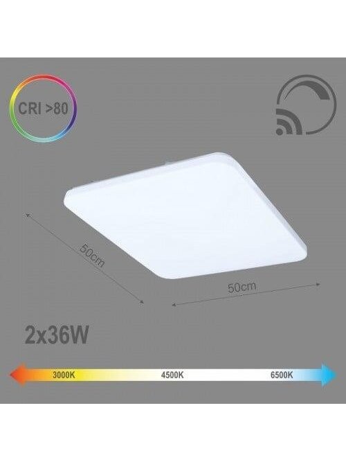 Tvirtinamasis šviestuvas SOPOT2X36W D50 RC 6470LM LED 1 Tvirtinamasis šviestuvas SOPOT2X36W D50 RC 6470LM LED 1