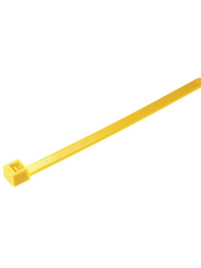 Tvirtinimo dirželis Elematic, 4,5 x 290 mm, geltonas 1 Tvirtinimo dirželis Elematic, 4,5 x 290 mm, geltonas 1
