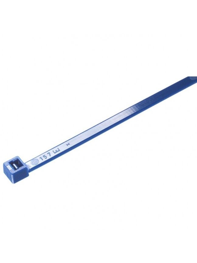 Tvirtinimo dirželis Elematic, 4,5 x 290 mm, mėlynas 1 Tvirtinimo dirželis Elematic, 4,5 x 290 mm, mėlynas 1