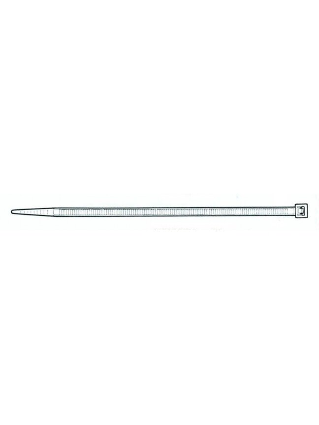 Tvirtinimo dirželis Elematic, 4,5 x 360 mm, baltas Tvirtinimo dirželis Elematic, 4,5 x 360 mm, baltas