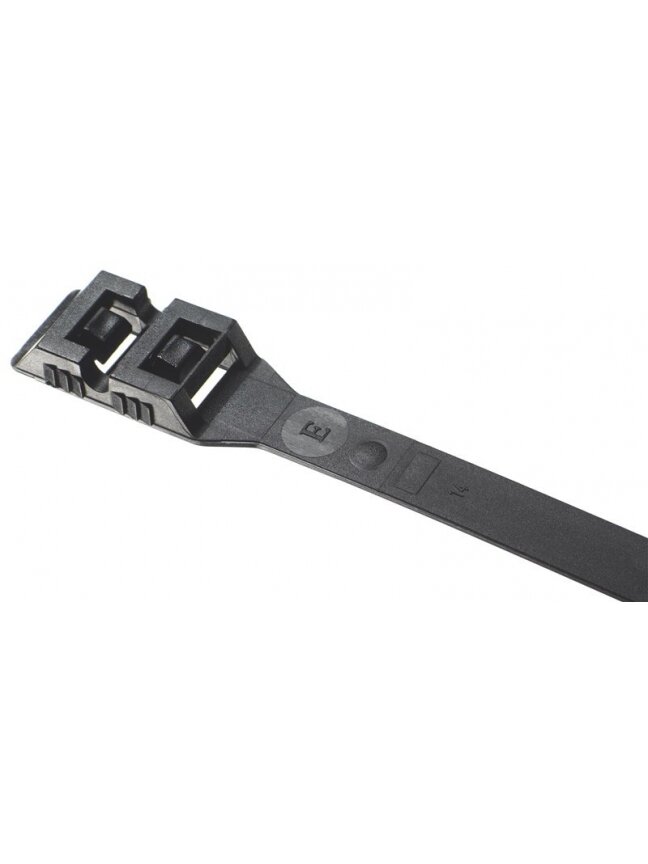 Tvirtinimo dirželis Elematic, 8.8 x 290 mm, juodas