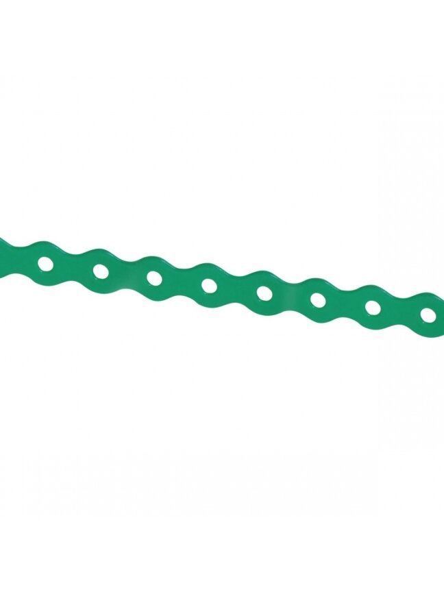 Tvirtinimo juosta, perforuota, 12 x 0.7 mm, 3 m, žalia 1 Tvirtinimo juosta, perforuota, 12 x 0.7 mm, 3 m, žalia 1
