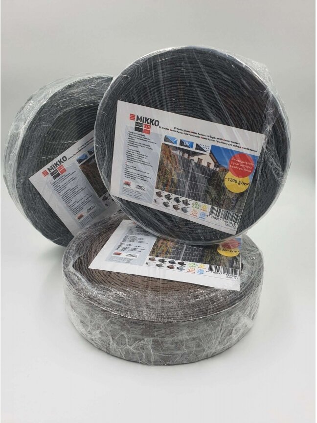 Tvoros juosta MIKKO Rattan 4,75cm x 12,75m, grafitas MK-03 4 Tvoros juosta MIKKO Rattan 4,75cm x 12,75m, grafitas MK-03 4