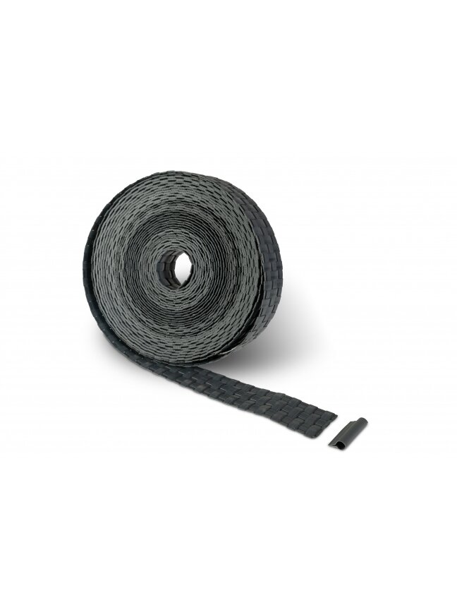 Tvoros juosta MIKKO Rattan 4,75cm x 12,75m, grafitas MK-03 Tvoros juosta MIKKO Rattan 4,75cm x 12,75m, grafitas MK-03