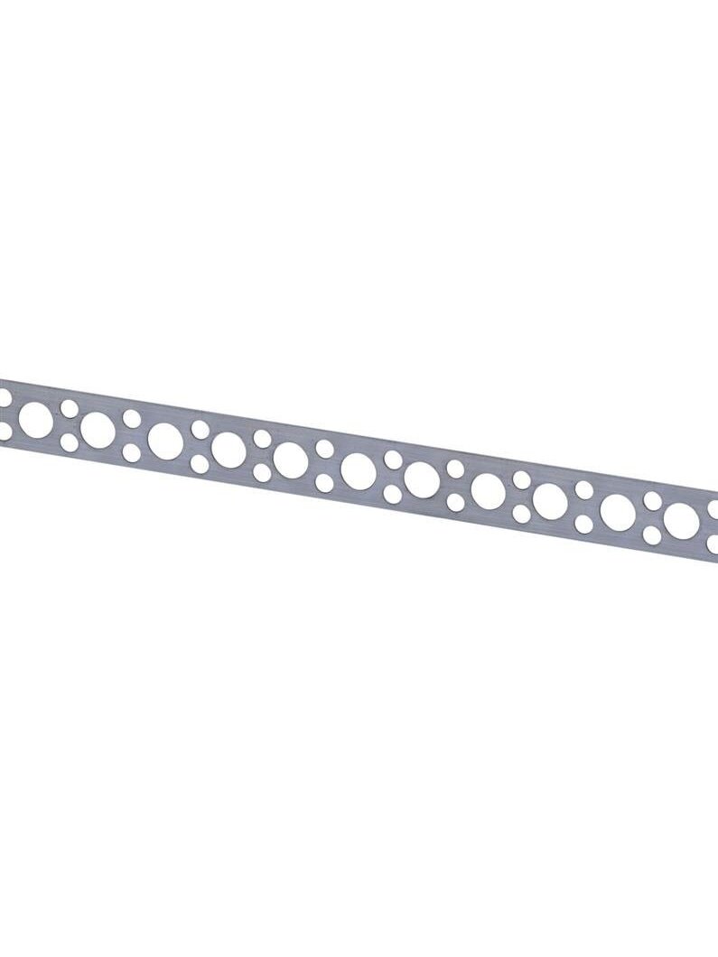 Tvirtinimo juosta, perforuota, 12 x 1 mm, 10 m 1 Tvirtinimo juosta, perforuota, 12 x 1 mm, 10 m 1
