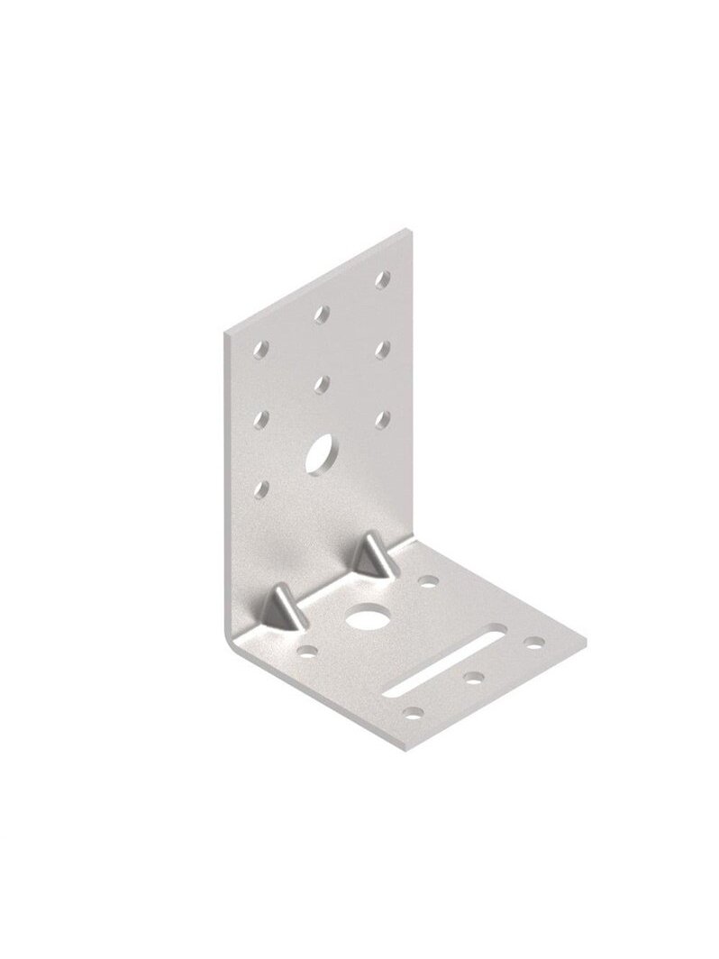 Tvirtinimo kampas, sutvirtintas 90 x 60 x 60 x 2.5 mm Tvirtinimo kampas, sutvirtintas 90 x 60 x 60 x 2.5 mm